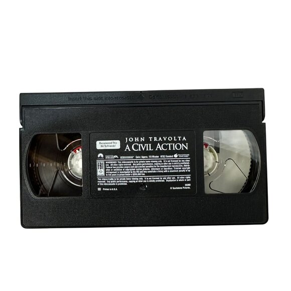 A Civil Action VHS John Travolta 1998 Legal Drama Touchstone Pictures PG-13 - Picture 3 of 8